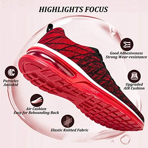 Airavata Mens Womens נעלי ריצה של נעלי ספורט כרית אוויר קלות נשימה נושמת חדר כושר ריצה כושר ספורט
