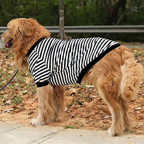 ALI2 3 PCS כלב פסים חולצת טריקו חולצת כלבים בגדים לחולצת טריקו נשימה תלבושת תלבוש
