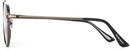 פוסטר גרנט גברים אוליבר מקוטב עבור דיגיטלי משקפי שמש משקפי שמש, אקדח מתכת ושחור, 59 ממ ארהב