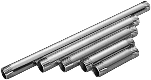 1 חתיכה 304 צינור הברגה כפול-קביעה כפול קצה 1 , קוטר חיצוני 32.5 ממ x עובי קיר 2 ממ x אורך 7 סמ, מתאים לחיבור הצינור.