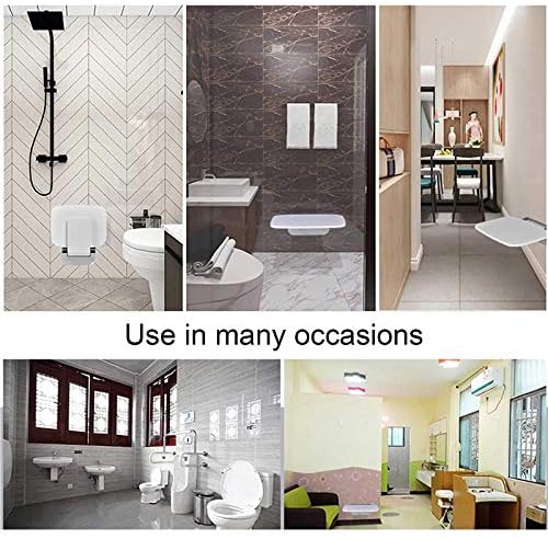 שרפרפי אמבטיה של Zyqdrz, מושבים מתקפלים לשירותים קיר, שרפרפי חדרי מקלחת, שרפרפי רחצה, שרפרפים