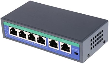 ZHJBD 6 4 POE מזרק 10/100 מגהביט לשנייה IEEE 802.3AF/in Power Over Switch POE ללא AdupterCoding/1554