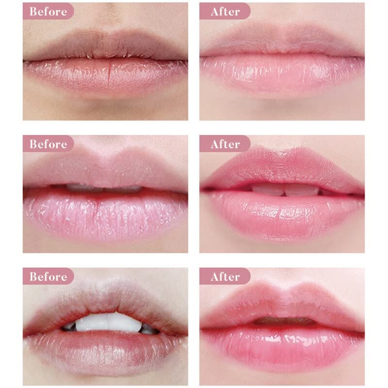 1 יחידות יעיל שפתון לחות מזין לטווח ארוך שפתון חלק מכרז יבש פיצוח שמן אישה יופי שפתיים טיפול1