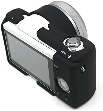 5100 מצלמה מקרה, גמיש מצלמה סיליקון כיסוי מגן עור מעטפת עבור סוני אלפא 5000 5100 מצלמה דיגיטלית, שחור