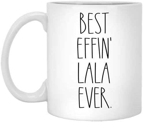 ללה-ספל הקפה הטוב ביותר של אפין ללה אי פעם-סגנון ללה ריי דאן-בהשראת ריי דאן-ספל יום האם-יום הולדת-חג שמח -