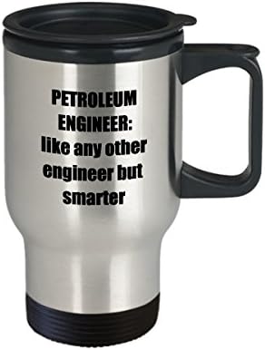 ספל נסיעות מהנדס נפט - מתנת ספל קפה הנדסת נירוסטה סרקסטית מצחיקה