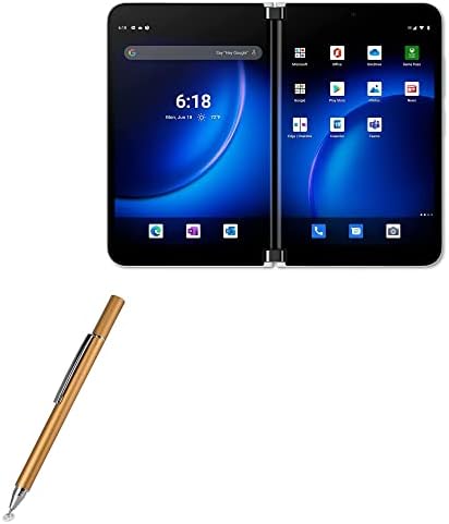 עט חרט בוקס גרגוס עבור Microsoft Surface Duo 2 5G - Finetouch Capacitive Stylus, עט חרט סופר מדויק עבור