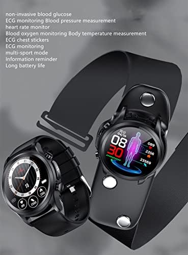 Kudias Geekran Smartwatch, 2023 New Geekran עמיד למים IPX68 חכם שעון דם ניטור גלוקוז