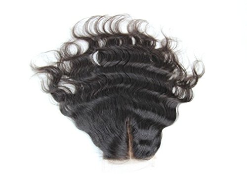 דג 'ון שיער 6 אמצע חלק תחרה סגירת 5 5 מונגולי בתולה שיער טבעי גוף גל מולבן קשרים טבעי צבע