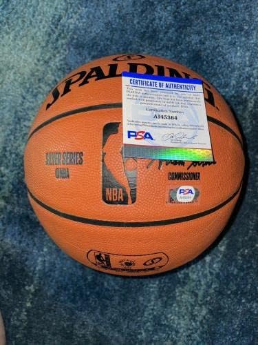 סטיב נאש חתום על NBA כדורסל פיניקס סאנס סטאר PSA/DNA 3 - כדורסל חתימה