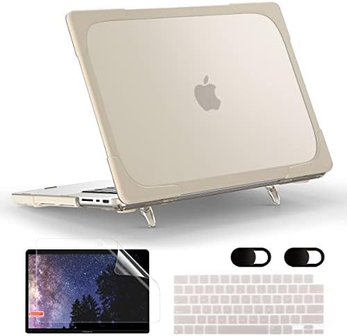 Meegoodo עבור MacBook Pro 14 אינץ 'מארז 2023 2022 2021 A2779 חדש A2442 M2 M1 Pro/MAX, מעטפת כבד מחוספסת על זעזועים