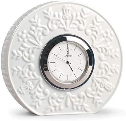 שעון לוגואים של Lladró. שעון חרסינה.