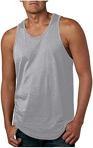 גברים פיתוח גוף כושר גופיות ספורט אפוד רזה מוצק שרוולים אפוד גופיות חולצה קיץ חיצוני חולצות זכר