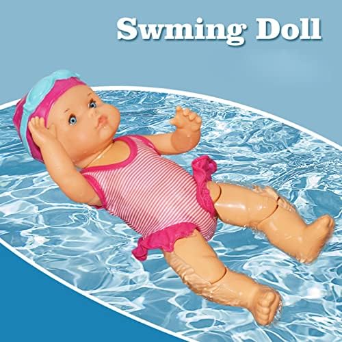 בובת תינוק פנטאירו בובה לתינוקות לזמן אמבטיה, בובת תינוק חשמלית עמיד למים למשחק מים, ילדים שחייה משחק בובה