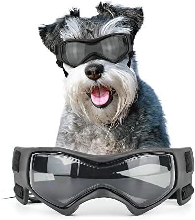 משקפי שמש של נמסן כלבים בינוני אנטי UV משקפי שמש לכלבים לכלבים קטנים עד בינוניים משקפי אופנוע