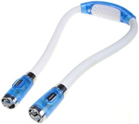 A-SZCXTOP Blue LED תאורה דיבורית חיבוק חיבוק קריאת צוואר ספר אור מנורה למשרד ביתי