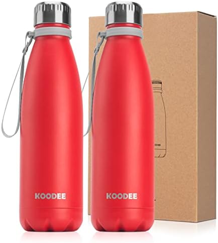 בקבוק מים Koodee -7 עוז נירוסטה קיר כפול ואקום מבודד בקבוק מים מתכת מבודד BPA בחינם, הוכחת דליפה