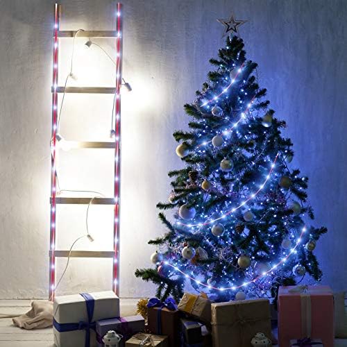 16.5 רגל 67 LED אורות חבל חג המולד קנדי ​​אורות חג המולד אורות פיות אורות סוללה אורות מיתר מופעלים עם קופסת סוללות
