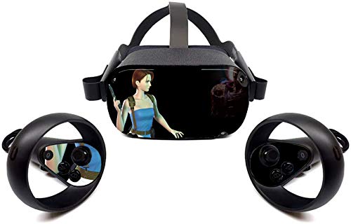 Oculus Quest VR אוזניות עור מדבקת הישרדות משחק אימה מדבקות ויניל לאוזניות ובקר מאת OK ANH YEU