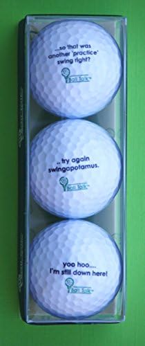 כדורי גולף של Balltalk - Whiff Series 3 -Ball Pack המכיל 3 כדורי גולף שונים