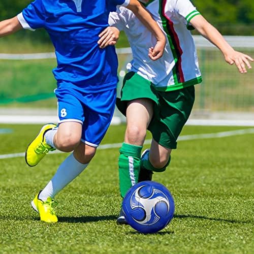 2 כדורי כדורגל אריזים בגודל 5 כדור כדורגל גודל 4 גודל 3 ילדים כדור כדורגל פעוט כדור כדורגל כדור כדורגל