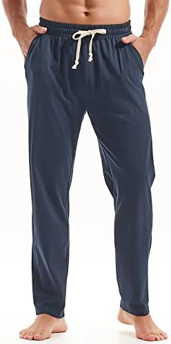 מכנסי יוגה כותנה של איימי קולי מכנסי יוגה כותנה מפעילים מכנסי טרנינג משקל קל משקל עם מכנסי