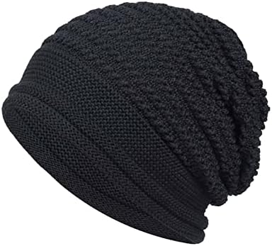 כובעי חורף של RVIDBE לנשים מזג אוויר קר נשים כפה כפית חמה כובעי חורף שמנמנים חמים