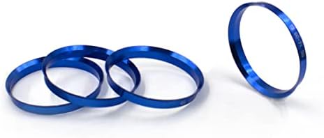 חלקי אביזרי גלגלים סט של 4 טבעת מרכזית טבעת 73 ממ OD עד 56.1 ממ מזהה רכזת, מתכת