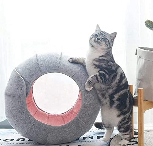 חתול קן חתול צעצוע כדור אינטראקטיבי רך חתול דש מתקפל לחיות מחמד מנהרת צינור דירה כיף צעצוע מיטת גור ציוד