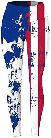 נשים חותלות בגודל פלוס 3x יום עצמאות לנשים אמריקאיות 4 ביולי מכנסי חותלות לריצת יוגה