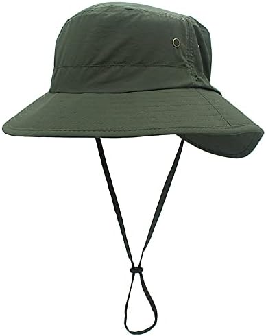 כובעי דלי היוניה לנשים, כובע דיג הגנה על UV רחב יוניסקס ספארי כובע שמש בוני לטיולים חוף ציד