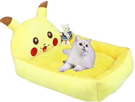 עצמי התחממות חתול מיטה-חמוד קריקטורה לחיות מחמד מחצלת ספה מיטות 2 עבור קטן בינוני גדול כלב חתול מיטה לחיות
