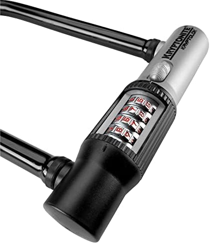 קריפטוניט קריפטולוק סטנדרט 12 ממ U-Lock Combo Combo מנעול אופניים עם סוגר Snap-in צדדי