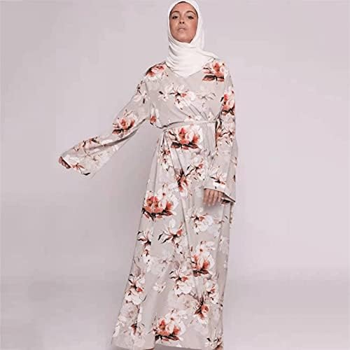 בגדים מוסלמים LZEAL לנשים שרוול ארוך בורקס שמלה ארוכה חיג'אב מצנפת בגדים מוסלמים לגברים קפוצ'ונים