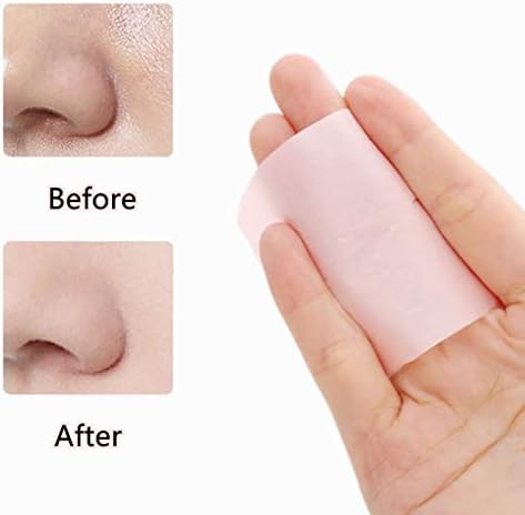 800 גיליונות שמן גיליונות פתיחה לפנים פשתן טבעי נייר לטיפול בעור פנים טיפוח עור שומני