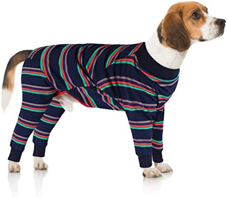 סורמונג כלבים פיג'מה סרבל סרבל קל משקל PJS בגדים לבגדים לכלבים גדולים בינוניים, חליפת התאוששות כלבים לאחר