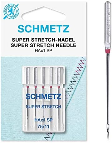 Schmetz Hax1sp 15x1sp Special Stretter Serger מחטים - 5 חבילות