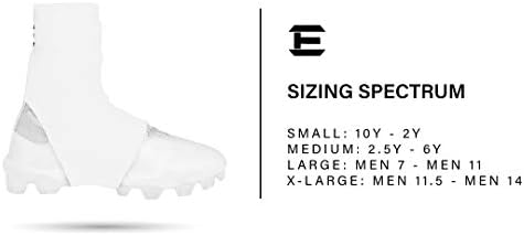 EliteTek Spats Cover Covers לכדורגל כדורגל- שומר על סוליות קשורות וכדורי דשא!