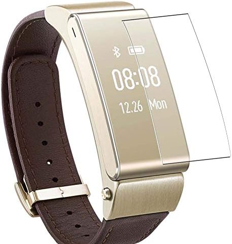 סרט מגן מסך Puccy 3 Pack, התואם ל- Huawei Talkband B2 Smartwatch Watch Smart Watch TPU Guard （לא