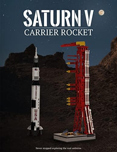 סדרת Semky Space Saturn v Space Rocket Moc Bloks Bovens Boven