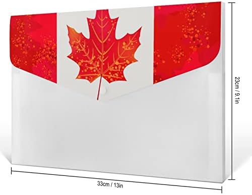 קנדי מייפל דגל הרחבת קובץ תיקיית אקורדיון תיקיית 6 כיסים מסמך ארגונית נייר ארגונית