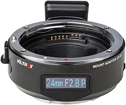 Viltrox EF-E5 חכם AUTO מיקוד עדשות מתאם הר עם מסך OLED לעדשת CANON EF/EF-S ל- SONY E Mount Camera