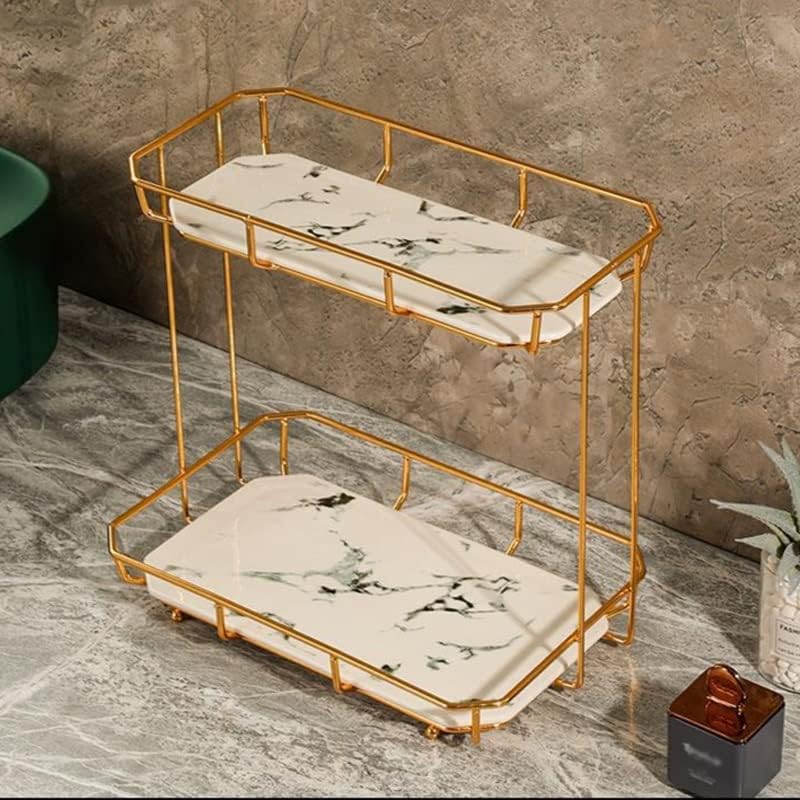 JGQGB מדף אמבטיה מדף אחסון תצוגה מדפים קוסמטיקה מחזיקת שכבה מרובה שכבה מארגן אמבטיה תיבת ברזל משק בית משק בית