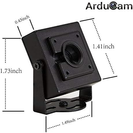 ARDUCAM 8MP 1080P מיקוד אוטומטי פוקוס מודול מצלמת USB למחשב עם מארז מתכת, 1/3.2 אינץ