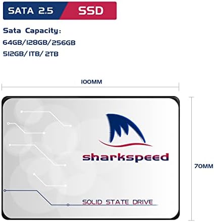 512GB SSD פנימי, Shrkspeed פלוס 2.5 /7 ממ, SATA III 6GB/S