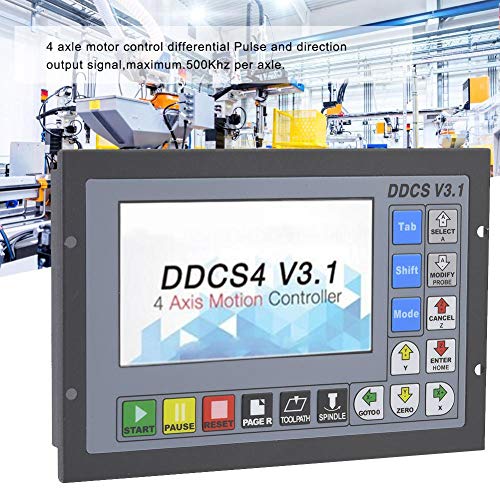 DDCSV3.1 4 ציר לא מקוון CNC בקר תנועה גלגל יד 5 אינץ