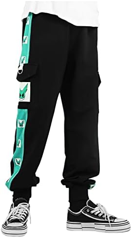 אימאקוס הגיבור שלי אקדמיה מכנסיים מטען גברים של רצים מכנסי טרנינג נשים ספורט טרקלין מכנסיים צמר & טרי מכנסיים