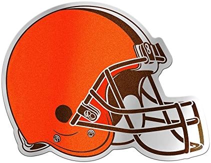 Wincraft nfl Cleveland Browns מדבקה בסגנון תג אוטומטי, גודל אחד, צבע צוות