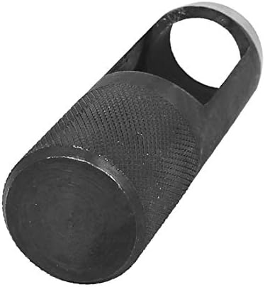 חגורת רצועת מלאכה של X-Dree Strap Strap Hold Hole Punch כלי יד שחור 24 ממ דיא (חגורת רצועת מלאכה עור
