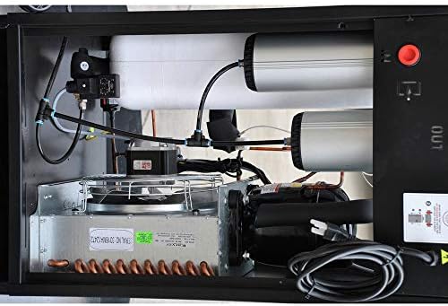 Emax ESP07V080V3PK 7.5 HP 80 ליטר שמן שמן שמן מדחס אוויר נייח עם 115V 4 אמפר מקיר חוט קירור